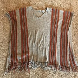 Lightly worn boutique Poncho
